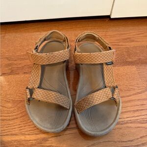 Zorali Tan Outdoor Sandals with Adjustable Woven Straps